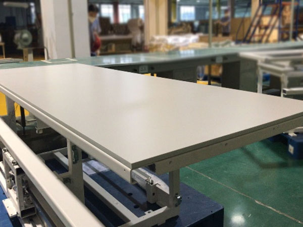 Composite melamine Tabletop for X-ray machine application